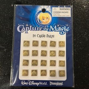 NWT WDW PACK 20 CASTLE SNAPS SCRAP BOOK COLLECTIBLE tinkerbell/park
